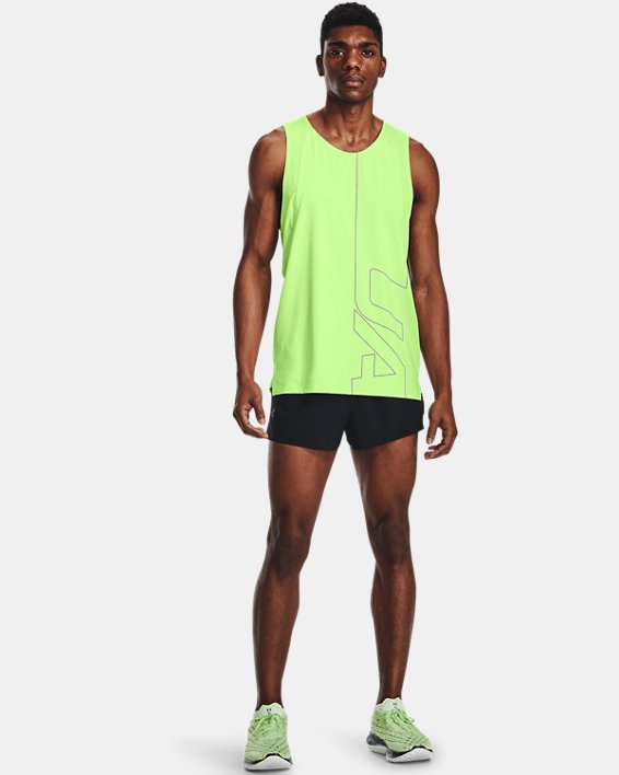 Herren UA Launch Run Split Shorts, Black, pdpMainDesktop image number 2